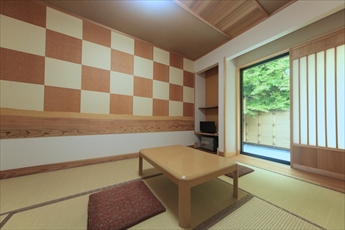 シンプルな京の和室